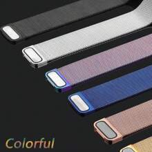 Stainless Steel Metal Watch Band Compatible With Apple Watch 38mm 40mm 41mm 42mm 44mm 45mm 49mm, Adjustable Magnetic Milanese Loop Replacement Strap Compatible With Apple Watch Ultra Series S10 9 8 7 6 5 4 SE 3 2 1 Women & Men
