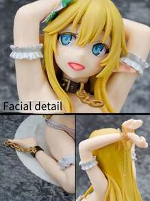 Đẹp Cô gái Loạt Ngồi Tóc vàng Tóc Anime Con số Búp bê Đối với Sưu tầm Hoặc Trang trí - Nhiều màu - Xem 6