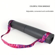Adjustable Yoga Mat Carrier Strap, Yoga Mat Band, Shoulder Strap, Stretching Strap, Mat Storage Strap, Yoga Mat Bag - Multicolor - View 5