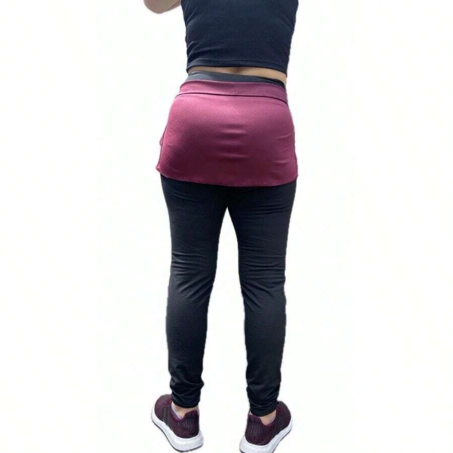 用於maxx Modas體育館的貼臀瑜伽褲 - 紅色 - 查看 1