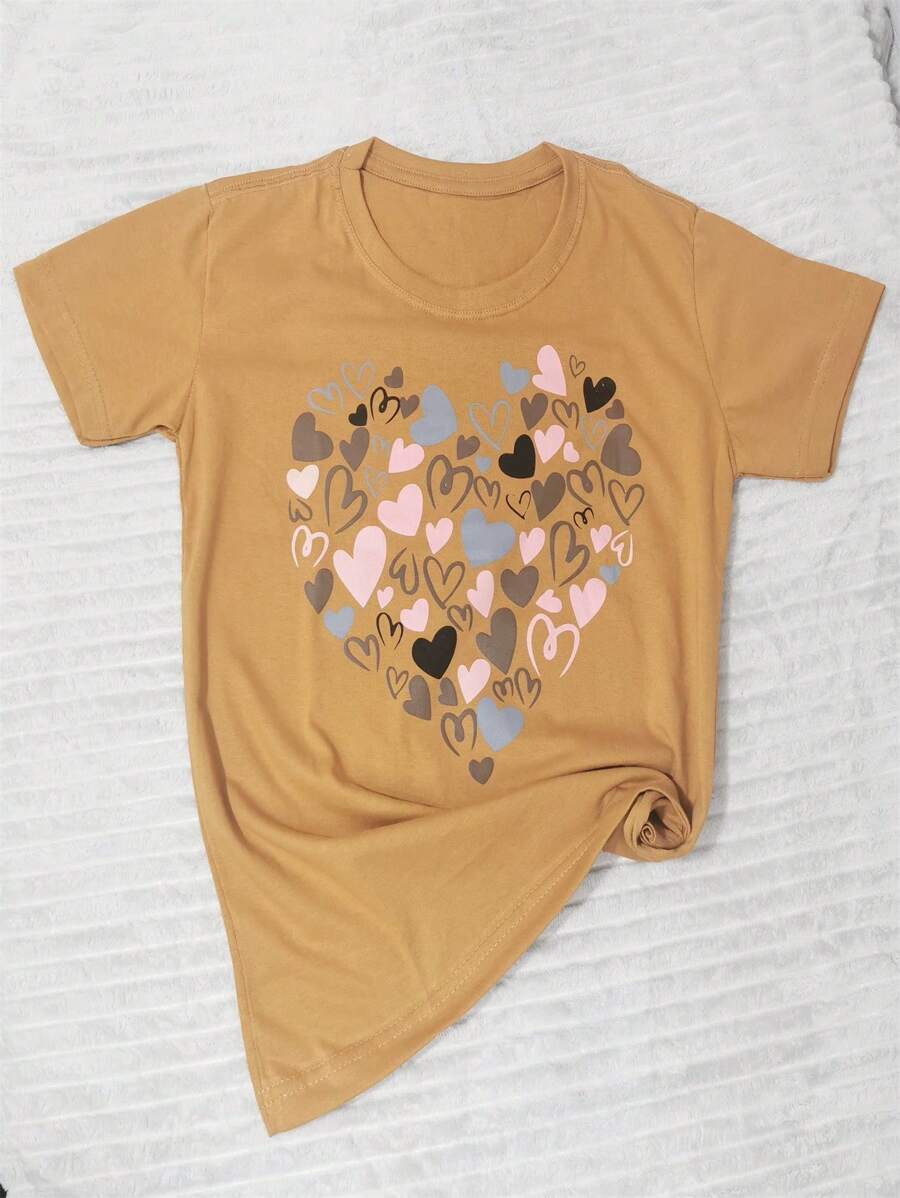 Women T-Shirts - 棕色 - 查看 1