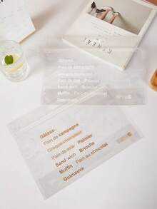 10入組白色面包拉鍊袋,自粘糕點袋,透明塑料袋,適用於烘焙,糕點,烤食品,非常適用於家庭廚房,麵包店,咖啡廳和餐廳外賣