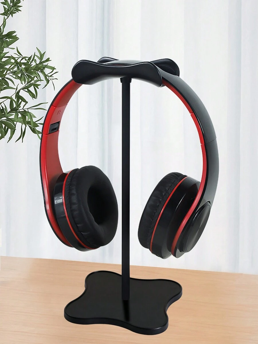 1個可拆卸掛式耳機架,適用於電競或音樂耳機展示 - 黑色 - 查看 1