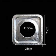 10 cái Phòng bếp Giấy nhôm Tin Giấy Với Dầu Sức chống cự , Nhiệt độ cao , Khí ga Che phủ Và Dùng một lần Miếng lau chùi - trắng - Xem 2