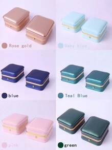 Elegante joyero con forma de cintura con borde dorado, caja para collar de esquinas cuadradas, caja de regalo para pulsera, caja de empaque de accesorios de joyería, regalo de cumpleaños