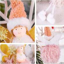 3入組天使娃娃掛墜,聖誕娃娃掛飾,適用於聖誕、新年、生日派對、婚禮、情人節裝飾