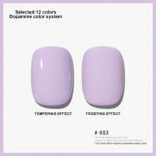 5 件装马卡龙凝胶指甲油春夏糖果粉蓝色美甲半永久可卸指甲油凝胶清漆 - 彩色 - 查看 6