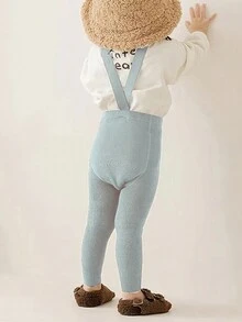 1條春秋童襪/連體褲/哈比褲/女童緊身褲/男童緊身褲/童裝連褲襪/童裝腳襪褲/嬰兒緊身褲/女童中大童長褲 - 灰色 - 查看 2