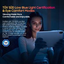 Blackview 13 平板电脑，12GB+ 256GB/1TB TF，2000*1200 FHD+IPS 显示屏，带 SIM 卡插槽的 4G 平板电脑，5GWiFi，16MP+ 8MP，8800mAh 电池，指纹面部双解锁，Harman Kardon 立体声扬声器，Widevine L1，TUV 认证的欧盟手写笔，圣诞节必备品 - 歐標插頭 - 查看 8