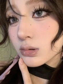 72pcs Cluster Style False Eyelashes, 12rows, Natural Cross Curl And Long, Soft And Adorable, Multiple Wearing Time, Daily Wear - Black - View 5