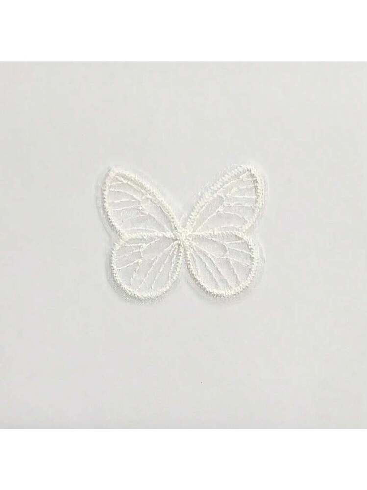 Homirty 14 Pezzi Toppe Termoadesive a Forma di Farfalla, Toppe Ricamate in Tessuto, Toppa Ricamate a Forma di Farfalla, Toppa per Rifiniture Cucito, Toppe Adesive per Tessuti, 14 Colori