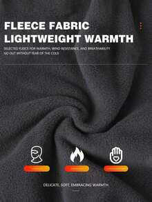 1pc Riding Ski Mask - UV Resistant, Dustproof, And Windproof Mask Suitable For Skiing And Outdoor Cycling - Black - View 4
