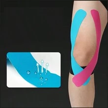 1pc Elastic Muscle Tape Sports Bandage - Brown - View 2