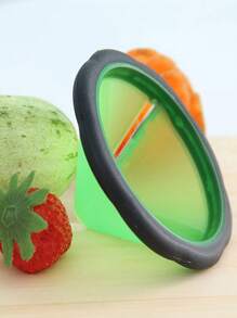 1個蔬菜卷切器，可製作黃瓜切片、胡蘿蔔和馬鈴薯刨皮，蔬菜水果切割器，廚房料理工具，切割器，食品，沙拉，裝飾，儲藏，派對，生日必備。 - 綠色 - 查看 4