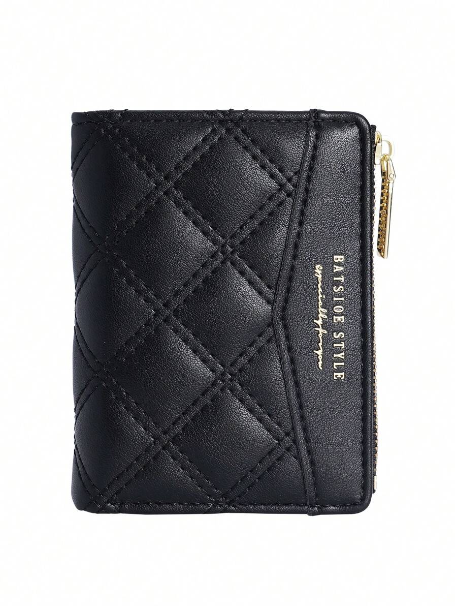 BATSIOE 2026 Short Women's Wallet With Embroidery, TPU Connection, Student Card Holder, Coin Purse, Minimalist Handbag, Card Case