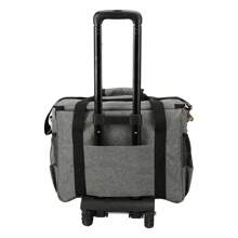 1 Túi Đựng Máy May Màu Xám Túi Bảo Quản Dụng Cụ Phong Cách Đơn Giản Thông Thường Sợi Polyester Dung Tích Lớn Đa Chức Năng Có Dây Kéo Cầm Tay Di Động Thích Hợp Cho Du Lịch, Thích Hợp Cho Hành Lý, Máy Bay - Xám - Xem 4