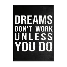 6pcs/set Inspirational discourse Frameless Door Wall Art Abstract Canvas Painting Art Poster Print Luxury Style Minimalist Modern Wall Picture for Living Room Bedroom Home Decoration - Multicolor - View 5