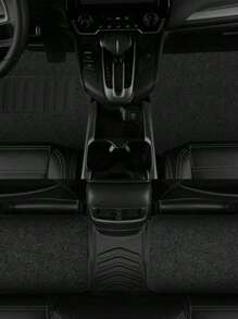 Set Tapetes de coche alfombras de LUJO suave impermeable antideslizante PVC juego completo - Negro - Ver 3