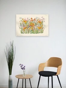 1pc Plant Tapestry, Flower Wall Hanging Decor - Green - View 10