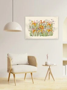 1pc Plant Tapestry, Flower Wall Hanging Decor - Green - View 9