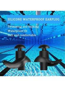 2pairs Earplugs Sound Insulation Ear Earplugs Sleeping Swimming Travel Noise Reduction Waterproof Earplugs Silicone Soft Comfortable Earplugstravel Rest Supplies Travel Items Sleep Help Vacation Accessories Holiday Comfortable Sleepers For Travel Camping Office Accessories Travel Plane