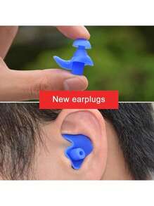 2pairs Earplugs Sound Insulation Ear Earplugs Sleeping Swimming Travel Noise Reduction Waterproof Earplugs Silicone Soft Comfortable Earplugstravel Rest Supplies Travel Items Sleep Help Vacation Accessories Holiday Comfortable Sleepers For Travel Camping Office Accessories Travel Plane