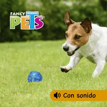 Fancy Pets Pelota de Juguete Grande con Sonido para Perro Color Azul - Azul - Ver 4