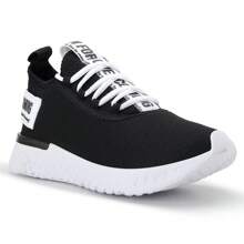 Men Sneakers - 黑與白 - 查看 3