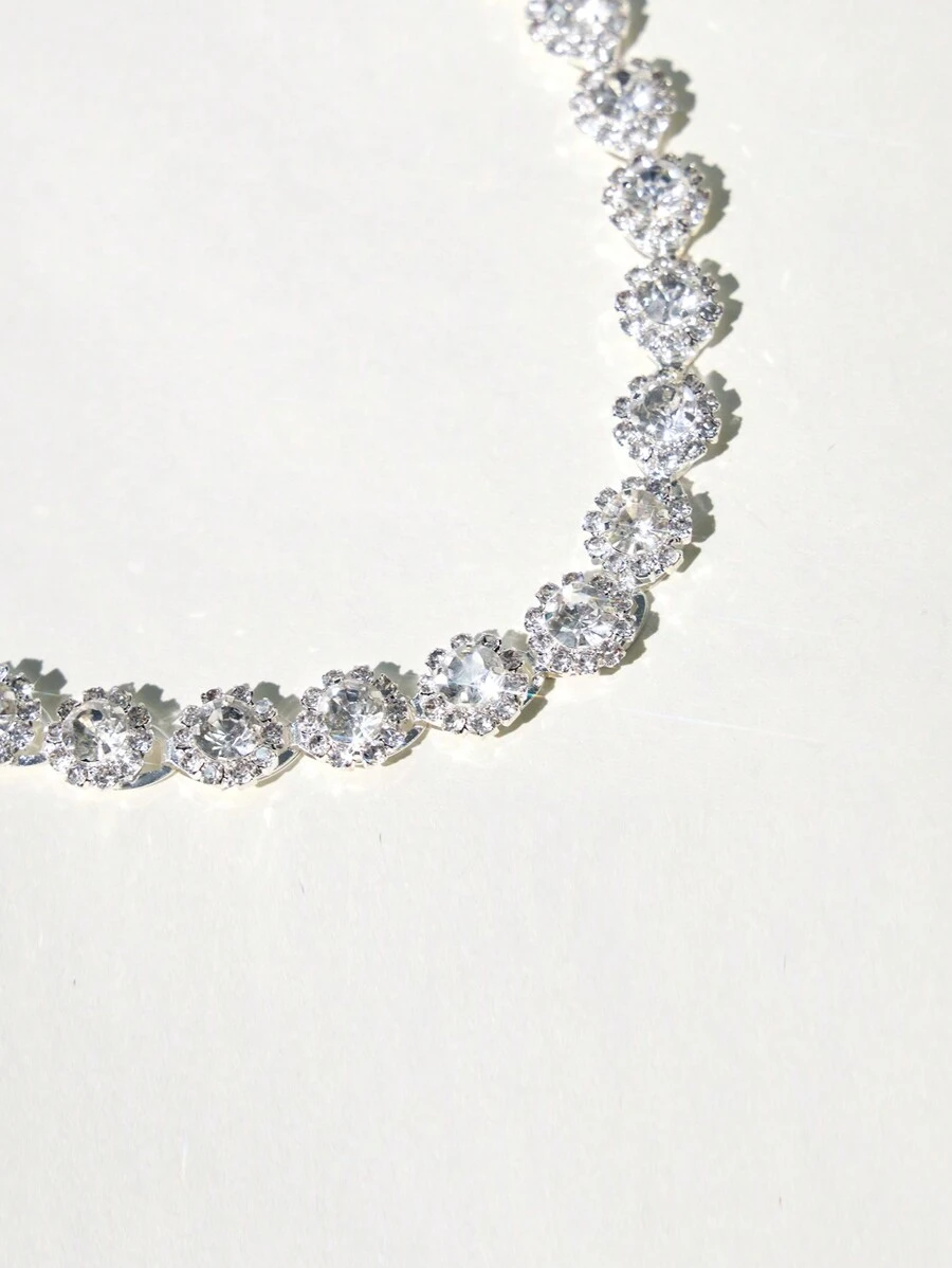 Elegant 1pc Women's Rhinestone Decorated Waist Chain With Slim Waist Design, Perfect Accessory For Ball Gowns Halloween Summer, School Fall, Autumn, Halloween