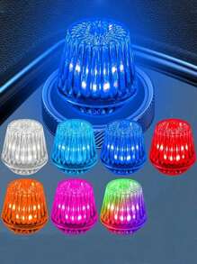 Car RGB Mini USB LED Atmosphere Light Decoration Light Atmosphere Light Car Lighting Portable Plug And Play Neon Lights For Car - Red - View 6