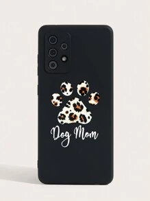 1 miếng Sơn Da Báo Chó Paw Khẩu Hiệu In Điện Thoại Di Động Vỏ Mềm Tương Thích Với IPhone/Samsung - Nhiều màu - Xem 4