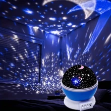 ZZPQVT Christmas Decor 1pc Colorful Starry Night Light With Dreamy Projection For Bedroom - Create Romantic And Comfortable Atmosphere, Star Projector, Galaxy Light Projector, Constellation Projector - Colorful Starry Night Light - View 5