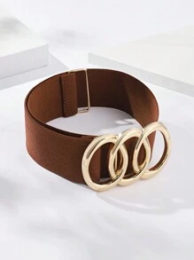 1條女士青少年彈性寬腰帶，彈性腰帶腰間束縛帶