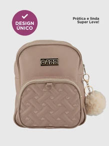 Women Fashion Backpacks - 米色 - 查看 1