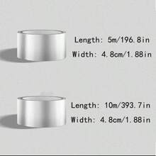 1入組耐高溫鋁箔膠帶,適用於廚房、爐灶、水槽、縫隙,防水、防油、防霉浴室膠帶 - 彩色 - 查看 2