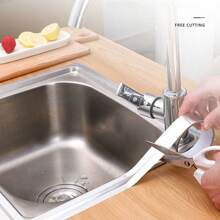 1入組耐高溫鋁箔膠帶,適用於廚房、爐灶、水槽、縫隙,防水、防油、防霉浴室膠帶 - 彩色 - 查看 7