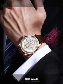 LOUIEJUELEN Hot Model Juelen Navigator Series Multi-functional High-end Men's Watch - Silver - View 11