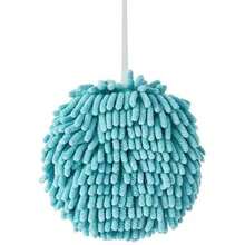 2入組浴室廚房掛式毛巾,柔軟吸水不掉毛,實用家庭快乾海綿球,廚房掛式毛巾,浴室毛巾,廚房清潔工具,清潔用品