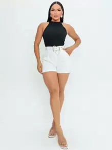 Women Shorts - White - View 2