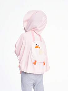 Annil Young Girl Summer Breathable Sun Protection Top - Pink - View 2