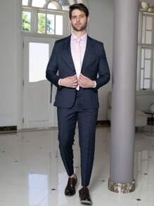 Men Suits - 藍色 - 查看 2