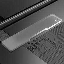 Acrylic Keyboard Wrist Rest - Compact 60% Keyboard- Mechanical Keyboards Ergonomic Palm Rest for Computer Keyboard,Anti-Slip Base,Wrist Pad for Laptop,Office & Home-Easy Typing - Transparent 104 keys - View 3