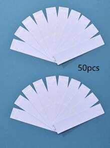 5/100入組可愛的牛皮紙珠寶展示卡,可用於包裝和展示手鐲、項鍊等 - 卡片D - 查看 18