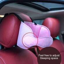 Protector De Cinturón Seguridad Y Almohada Para Niños Auto - Rosa - Ver 6