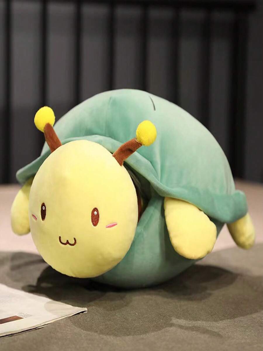 Juguete De Peluche Combinado Tortuga Y Abejorro, Peluche Suave Almohada Tortuga Grande Mejor Juguete De Regalo Para Amigo En Cumpleaños - Multicolor - Ver 1
