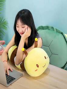 Juguete De Peluche Combinado Tortuga Y Abejorro, Peluche Suave Almohada Tortuga Grande Mejor Juguete De Regalo Para Amigo En Cumpleaños - Multicolor - Ver 8