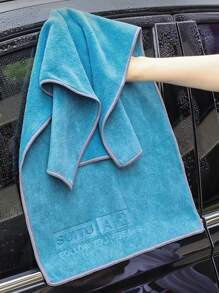 Car Cleaning Cloth Glass Non-Leaving Brush Car Interior Wipes - Blue - View 2