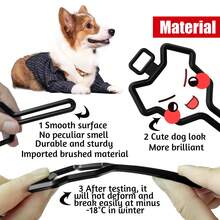 1pc Dog Waste Bag Dispenser With Hands-free Leash Clip, Black, Easy Travel With Multiple Waste Bags - Black - View 3