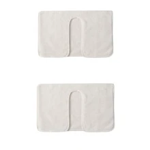 1/2/5 pièces Serviettes faciales en forme de U, design fendu, serviette d'esthéticienne douce, gant de toilette en polaire de corail pour les salons de beauté, les soins de la peau et les centres de spa. Serviettes faciales en forme de U, design fendu, serviette d'esthéticienne douce, gant de toilette en polaire de corail pour les salons de beauté, les soins de la peau et les centres de spa. Retour à l'école pour le salon de beauté, la salle de bain à la maison