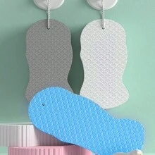 1 Esponja De Baño Exfoliante, Ayuda A Eliminar La Piel Muerta Y Limpiar El Cuerpo, Agradable Para La Piel - Gris - Ver 7